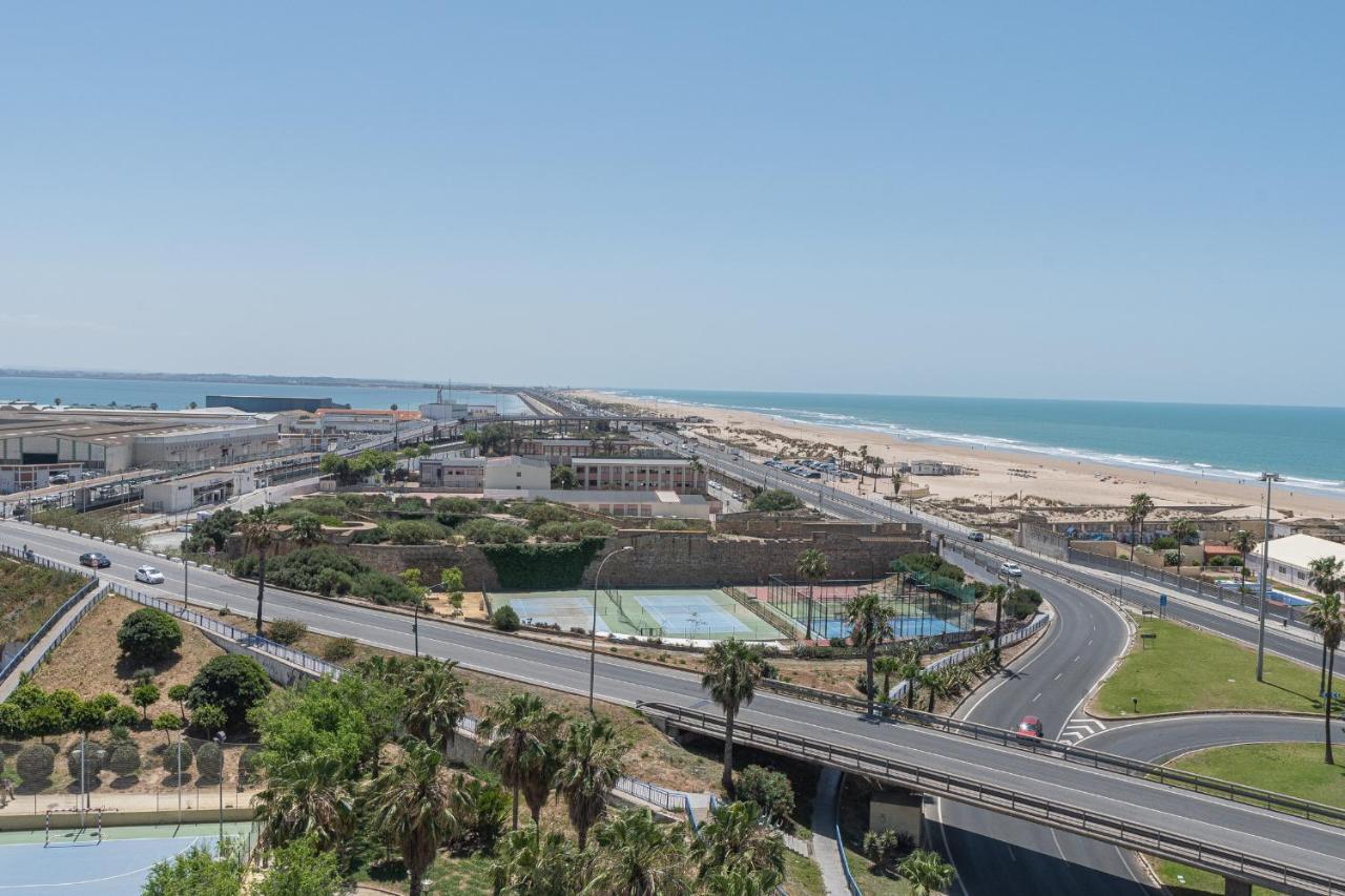 Apartamento Cortadura Playa Cadiz Ngoại thất bức ảnh